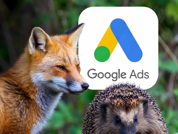 google ads fox hedgehog