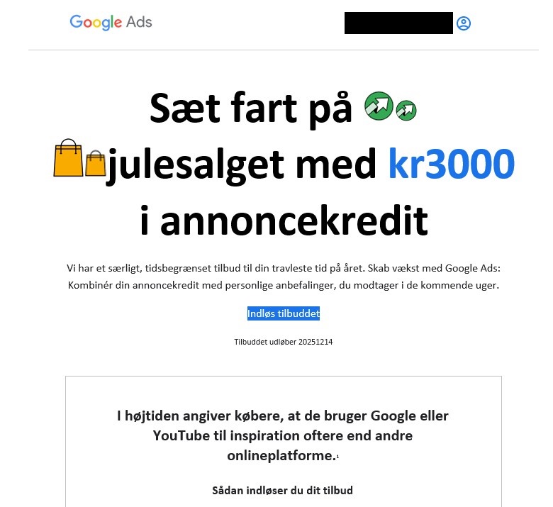 google ads promoveringskoder