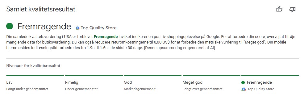 top quality store butikskvalitet